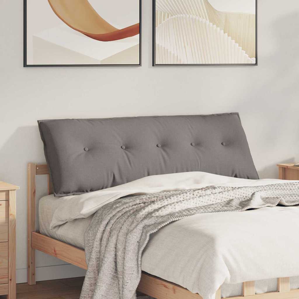 Rücken Kissen Stoff Taupe