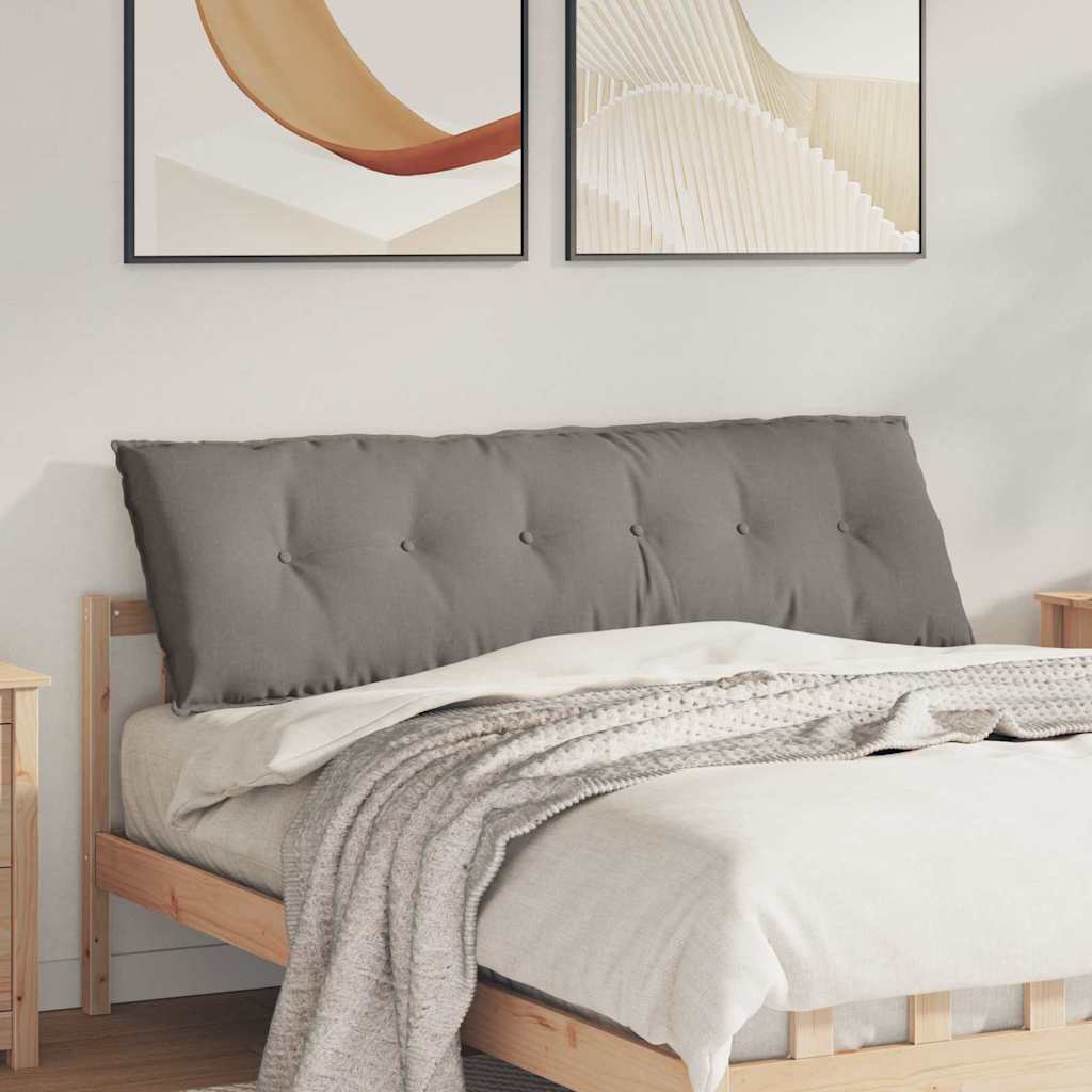 Rücken Kissen Stoff Taupe