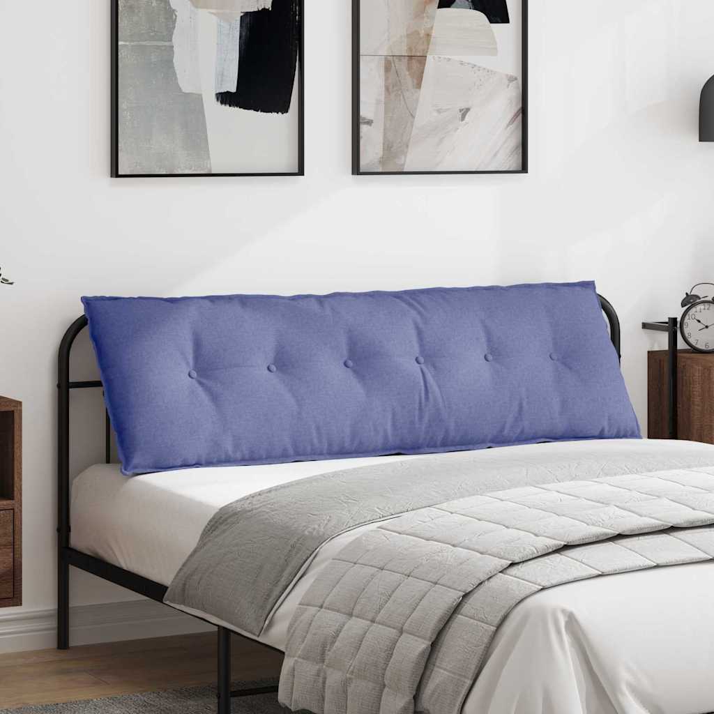 Rücken Kissen Stoff Jeans Blau