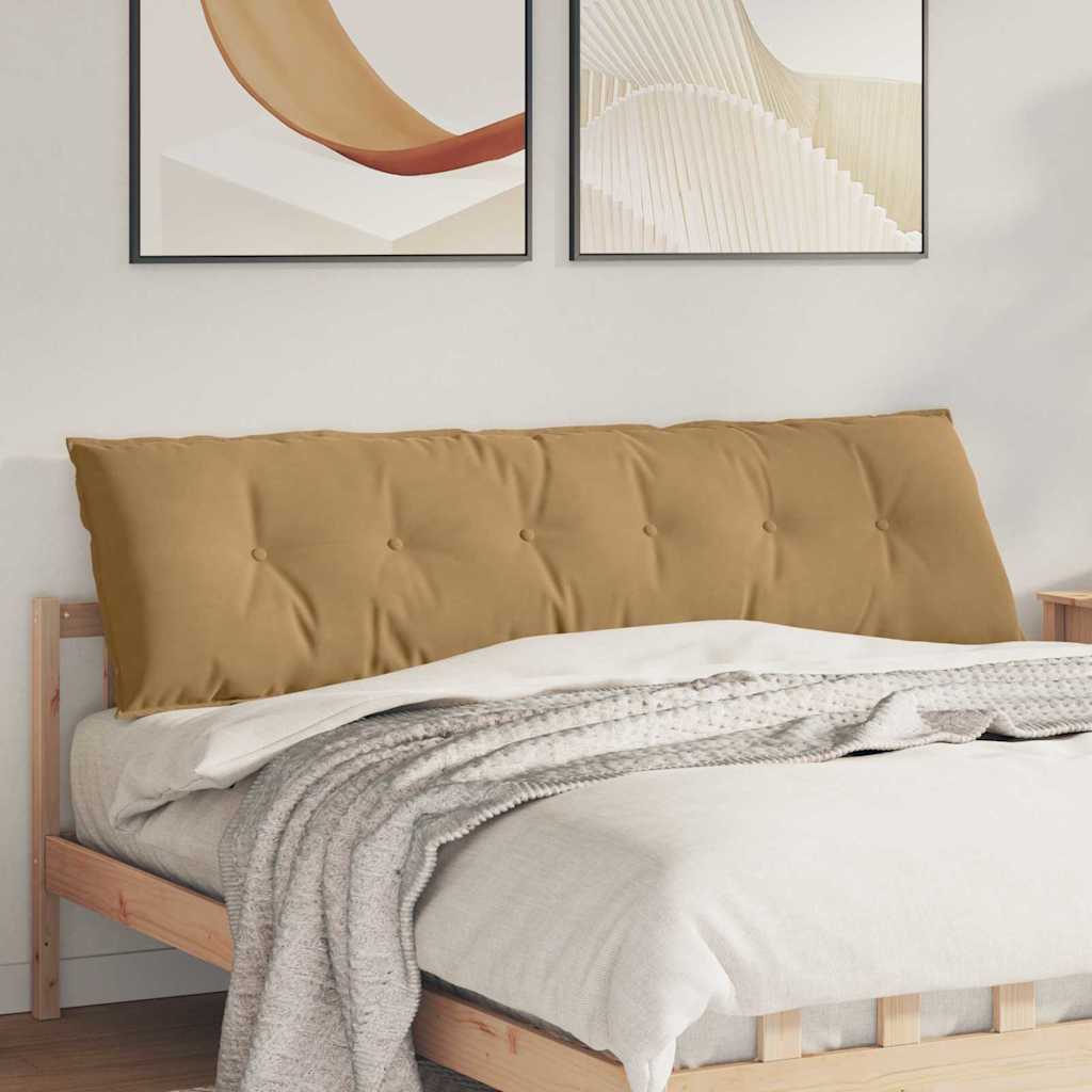 Rücken Kissen Cordstoff Braun
