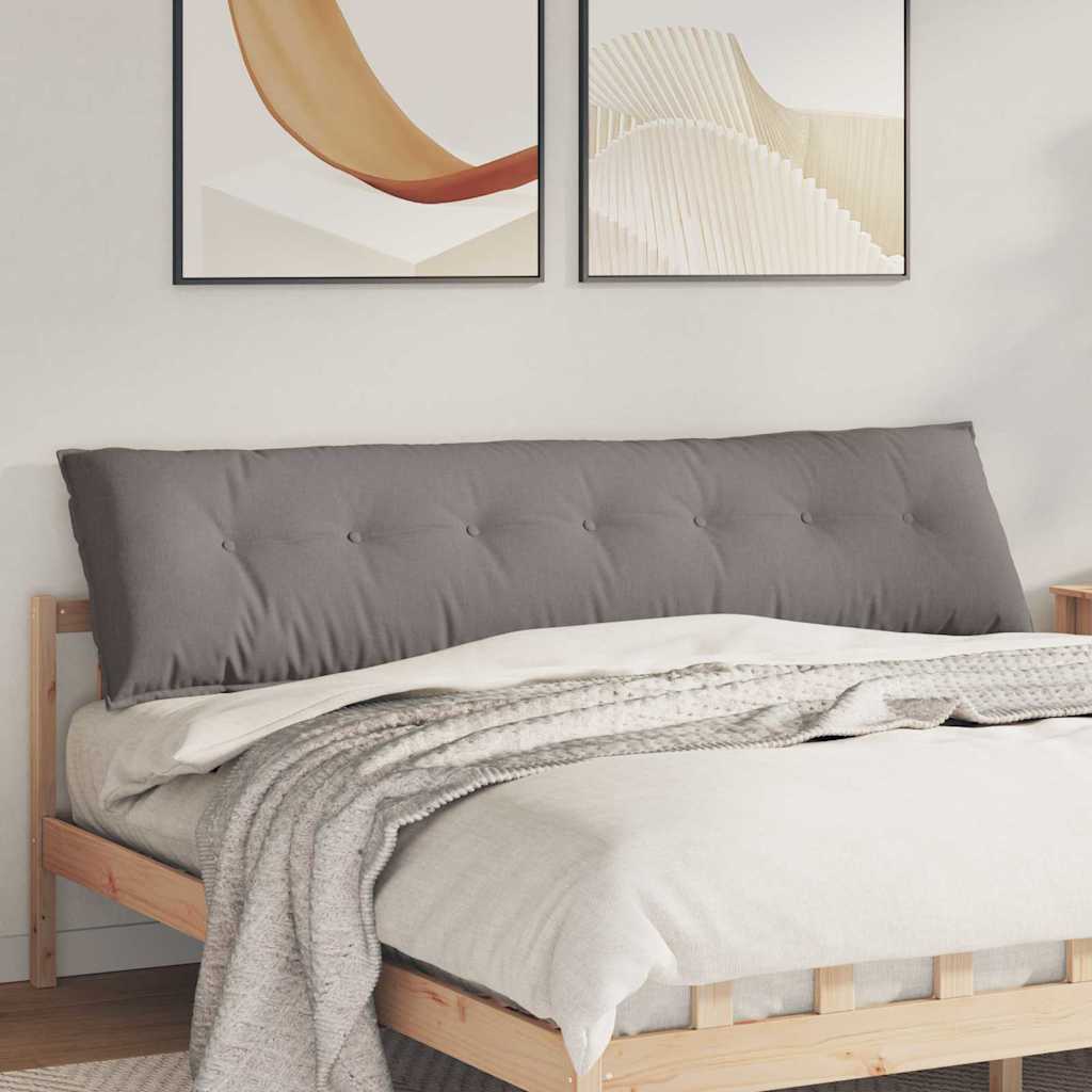 Rücken Kissen Stoff Taupe