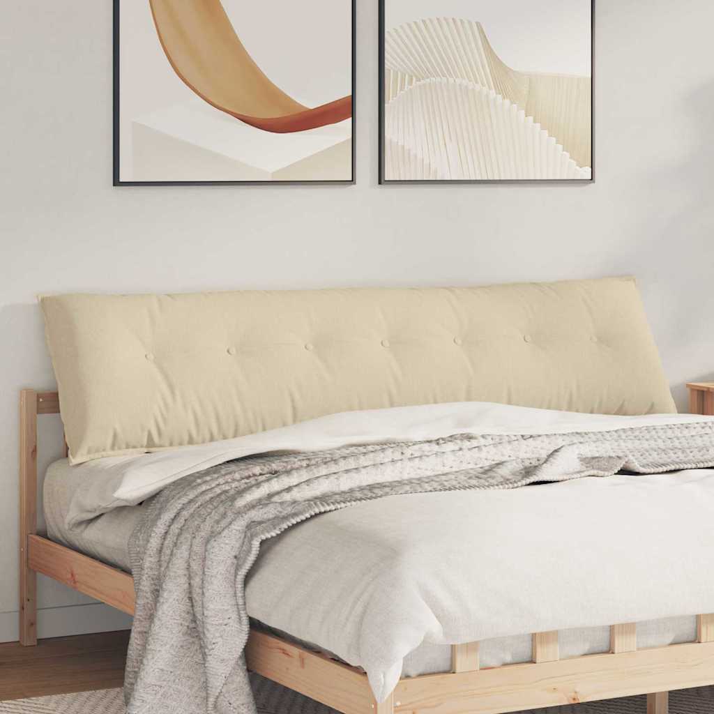 Rücken Kissen Stoff Creme
