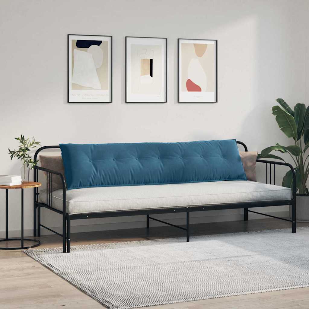 Rücken Kissen Cordstoff Blau