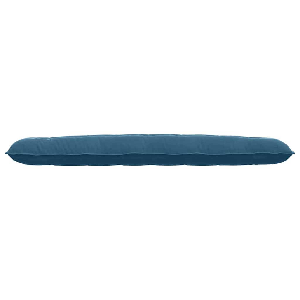 Rücken Kissen Cordstoff Blau