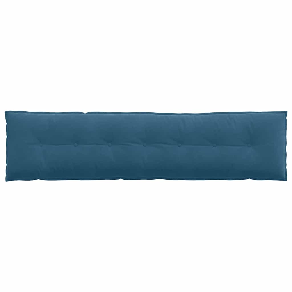 Rücken Kissen Cordstoff Blau