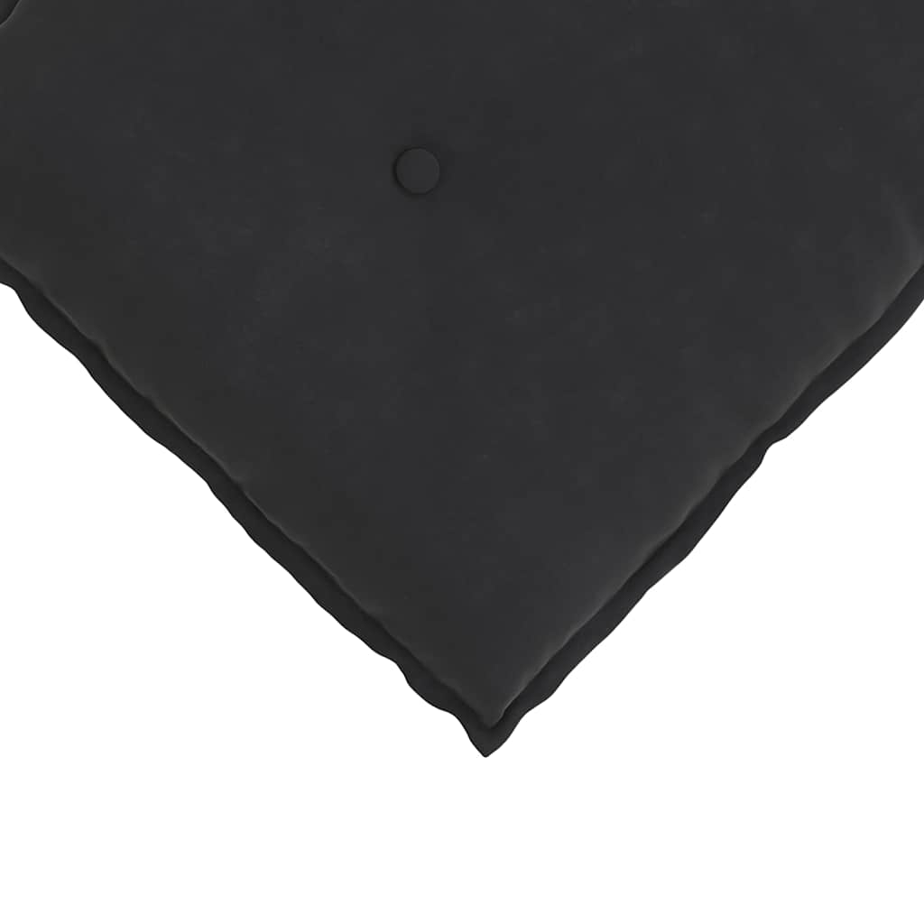 Rücken Kissen Cordstoff Schwarz
