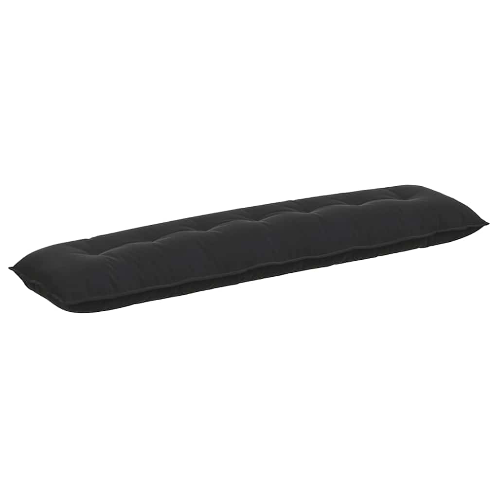 Rücken Kissen Cordstoff Schwarz
