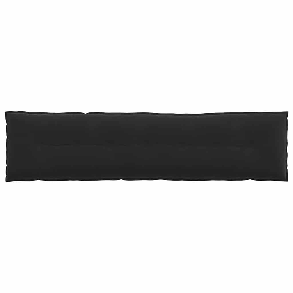 Rücken Kissen Cordstoff Schwarz