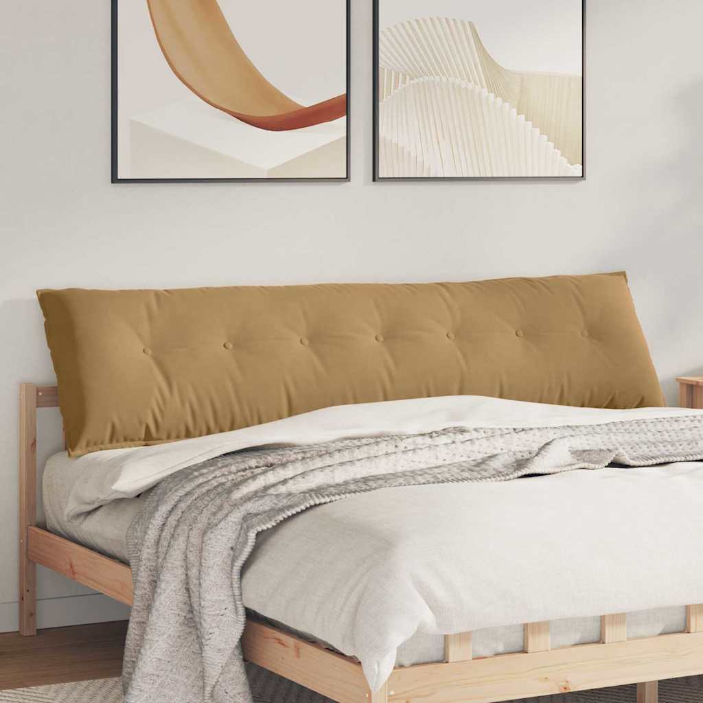 Rücken Kissen Cordstoff Braun