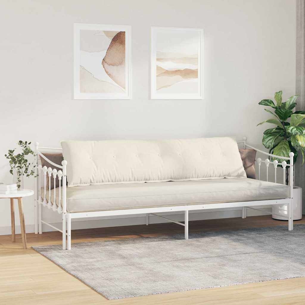 Rücken Kissen Cordstoff Creme