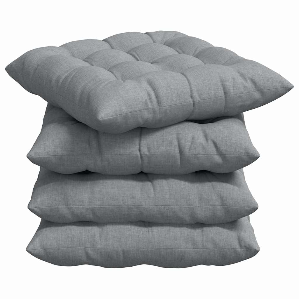 Sitzkissen 4 Pcs 40 X 40 X 6 Cm Stoff