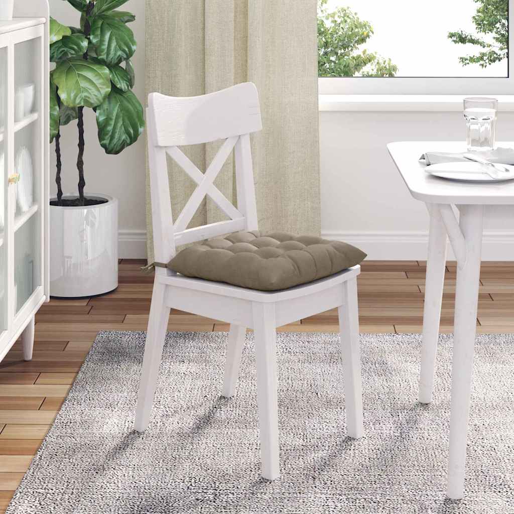 Sitzkissen 4 Pcs 40 X 40 X 6 Cm Mikrofaser