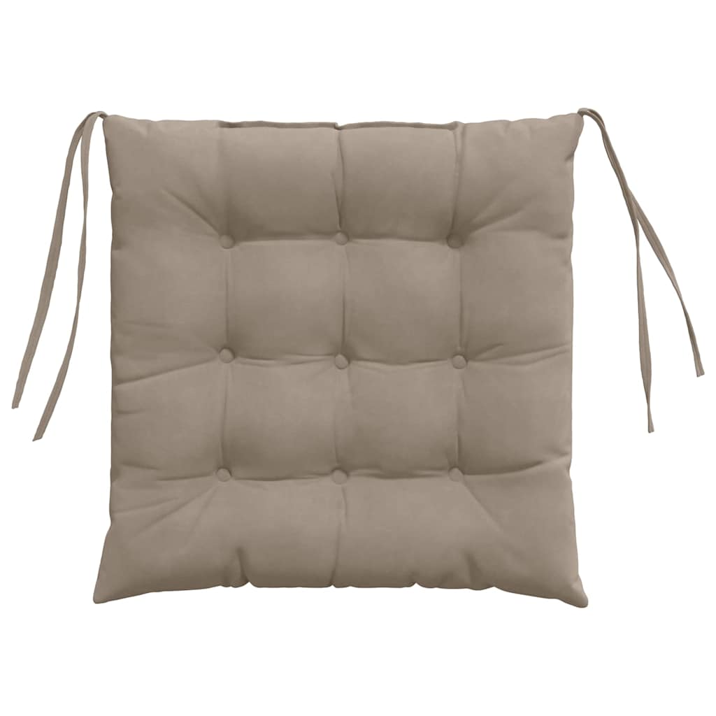 Sitzkissen 4 Pcs 40 X 40 X 6 Cm Mikrofaser
