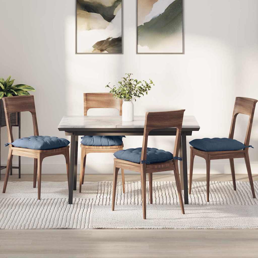 Sitzkissen 4 Pcs 40 X 40 X 6 Cm Cordstoff