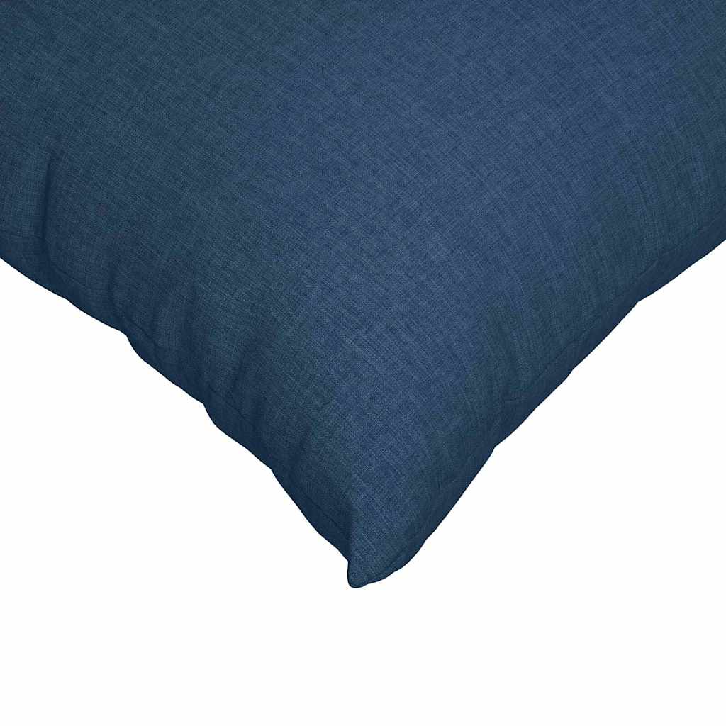 Sofakissen 2 Pcs 50 X 30 Cm Stoff Blau