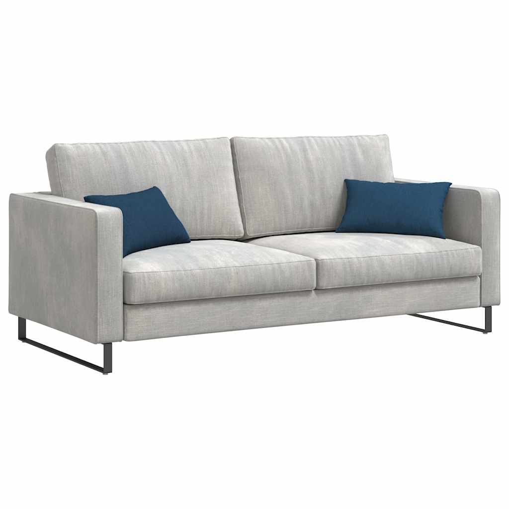 Sofakissen 2 Pcs 50 X 30 Cm Stoff Blau