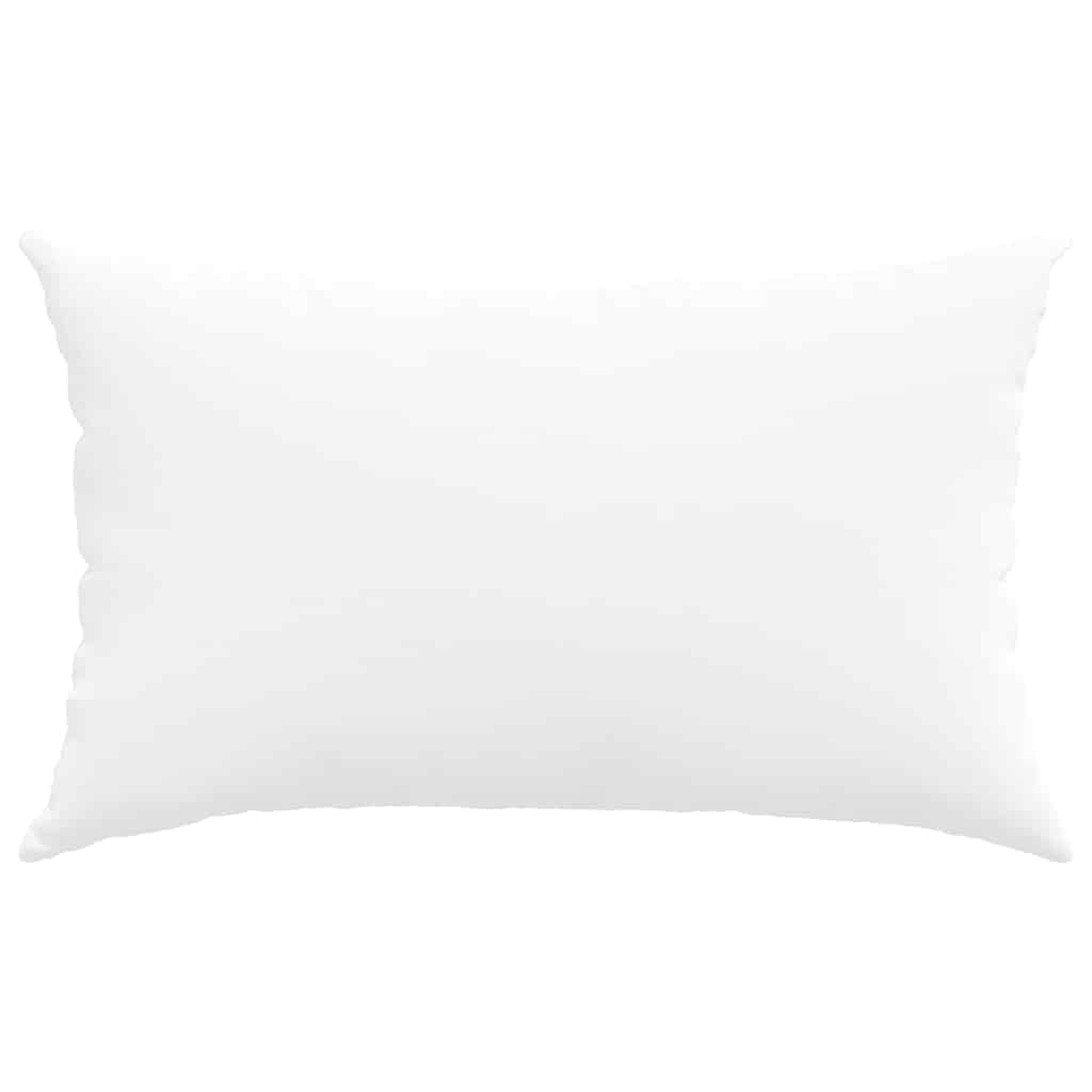 Sofakissen 2 Pcs 50 X 30 Cm Stoff Weiß