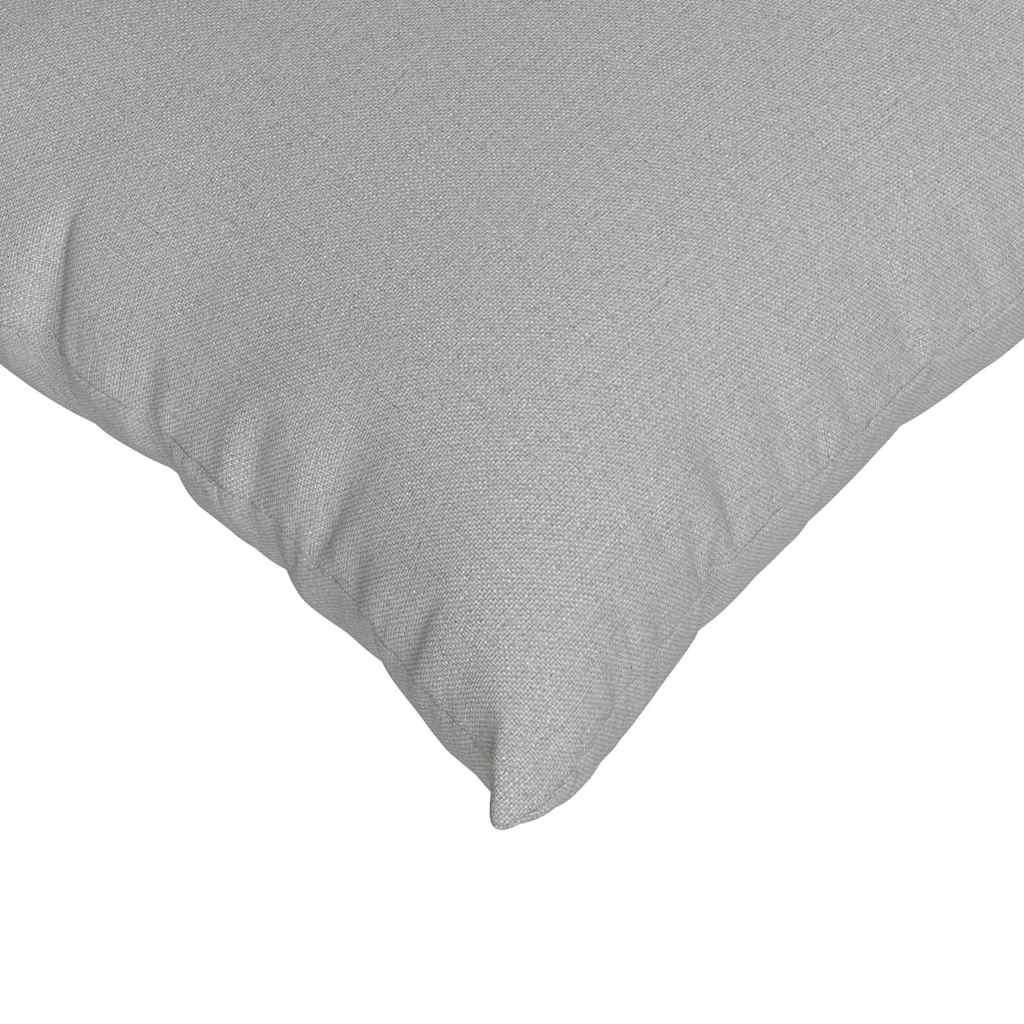 Sofakissen 2 Pcs 50 X 30 Cm Stoff Wolkengrau