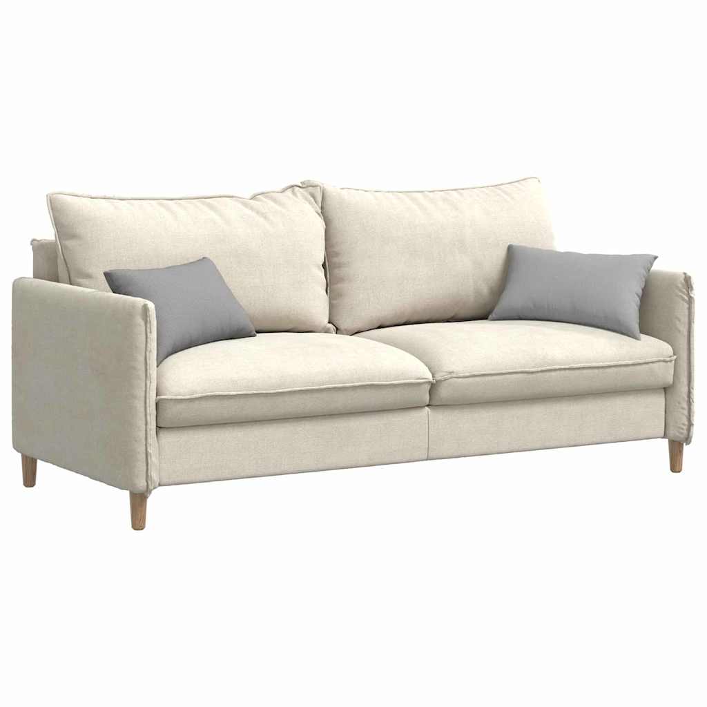 Sofakissen 2 Pcs 50 X 30 Cm Stoff Wolkengrau