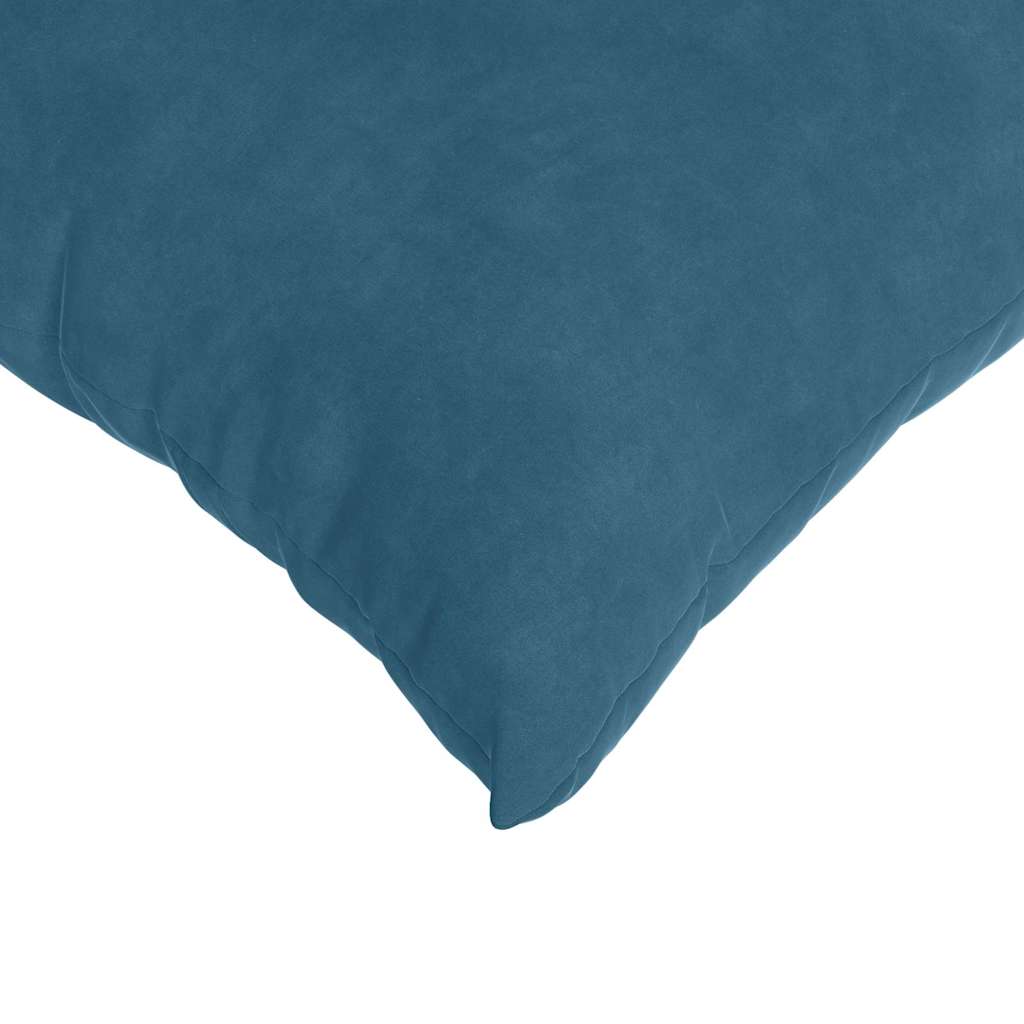 Sofakissen 2 Pcs 50 X 30 Cm Cordstoff Blau
