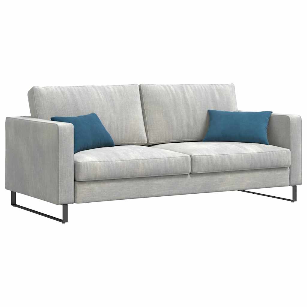 Sofakissen 2 Pcs 50 X 30 Cm Cordstoff Blau