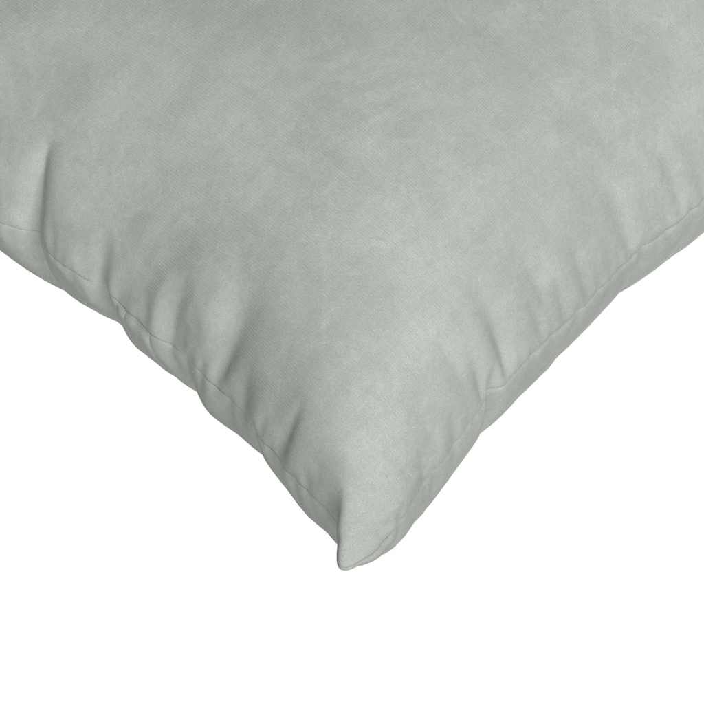 Sofakissen 2 Pcs 50 X 30 Cm Cordstoff Hellgrau