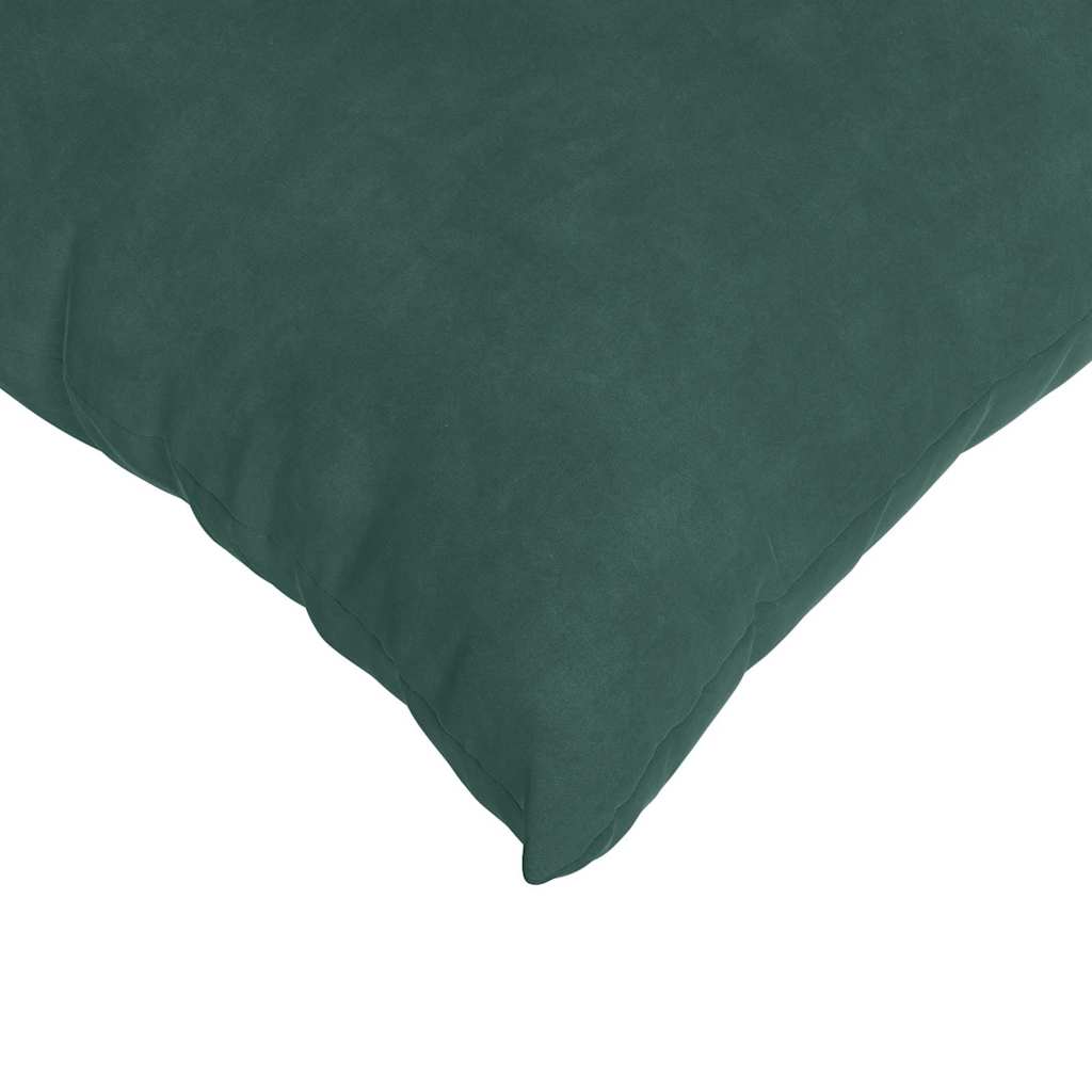 Sofakissen 2 Pcs 50 X 30 Cm Cordstoff Dunkelgrün