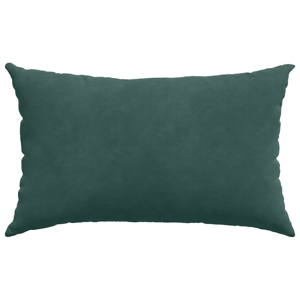 Sofakissen 2 Pcs 50 X 30 Cm Cordstoff Dunkelgrün