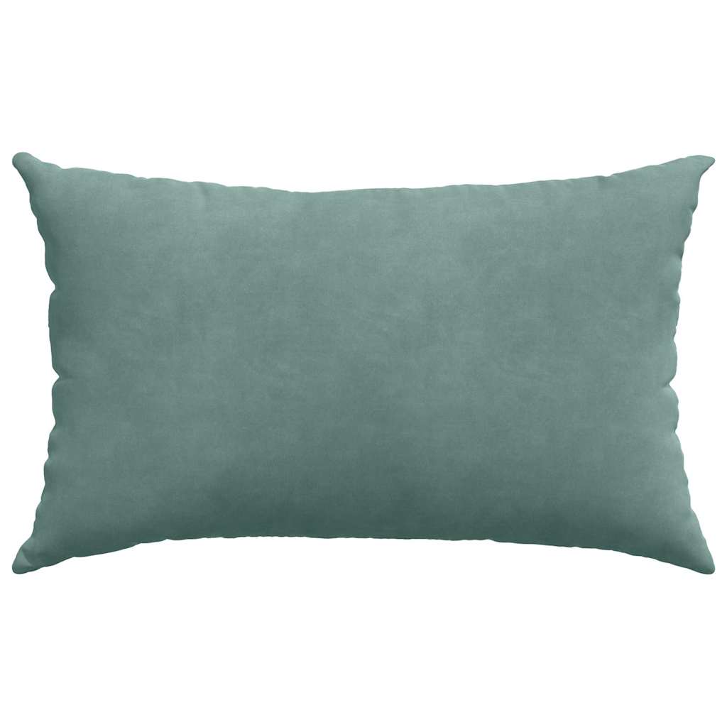Sofakissen 2 Pcs 50 X 30 Cm Cordstoff Meergrün