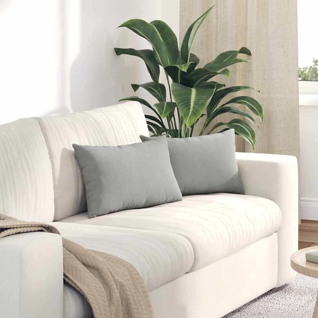 Sofakissen 2 Pcs 50 X 30 Cm Stoff