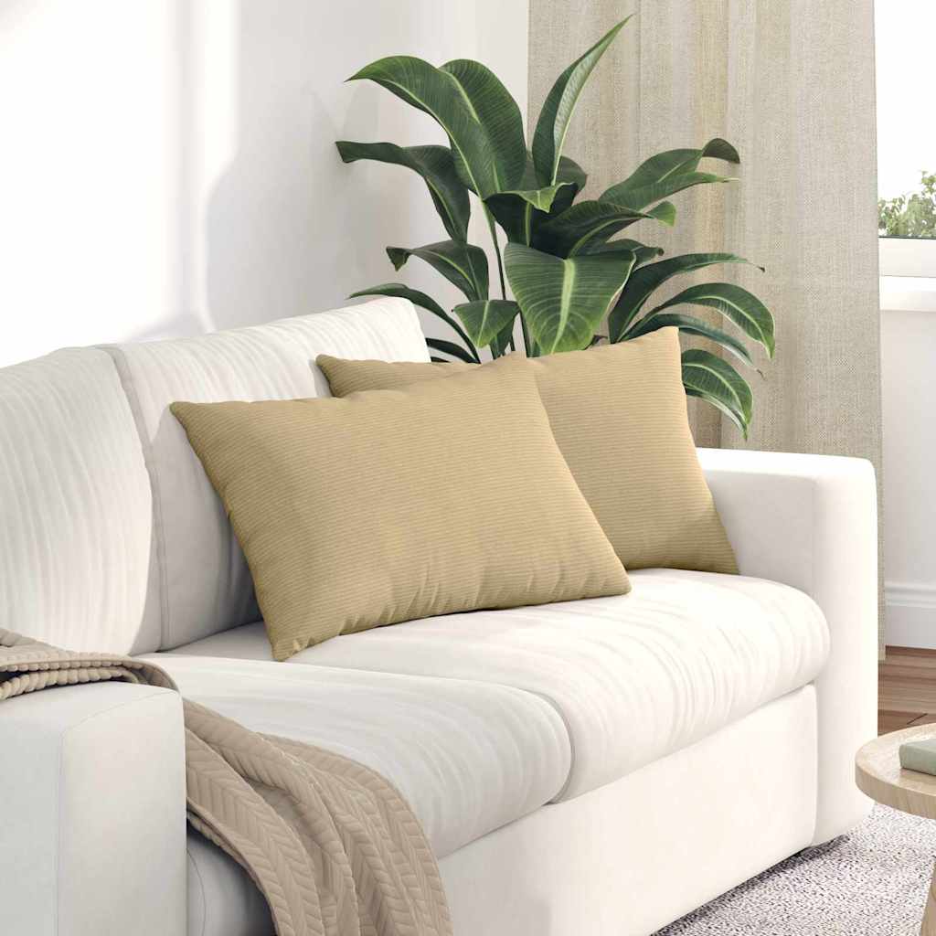 Sofakissen 2 Pcs Cordstoff