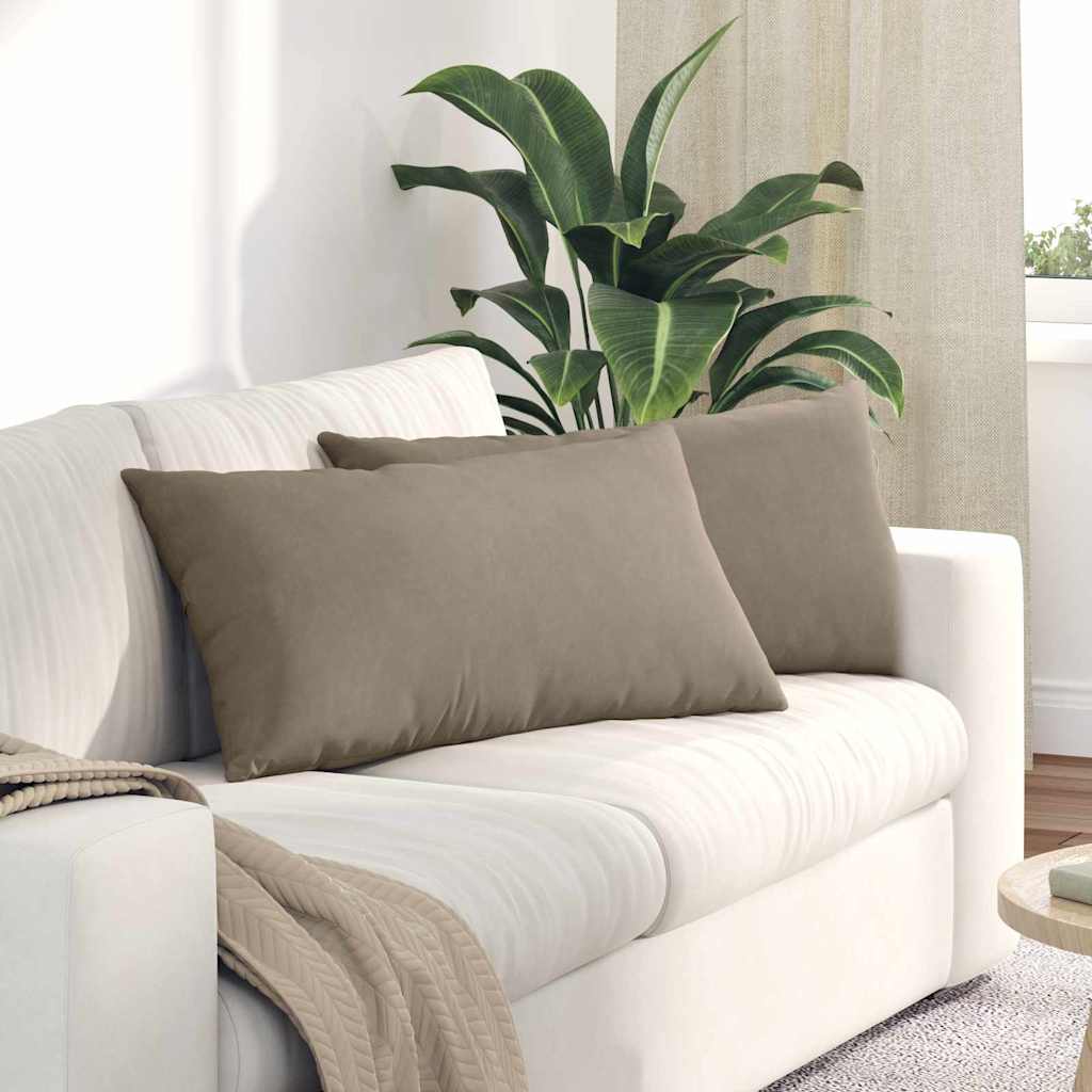 Sofakissen 2 Pcs 50 X 30 Cm Stoff