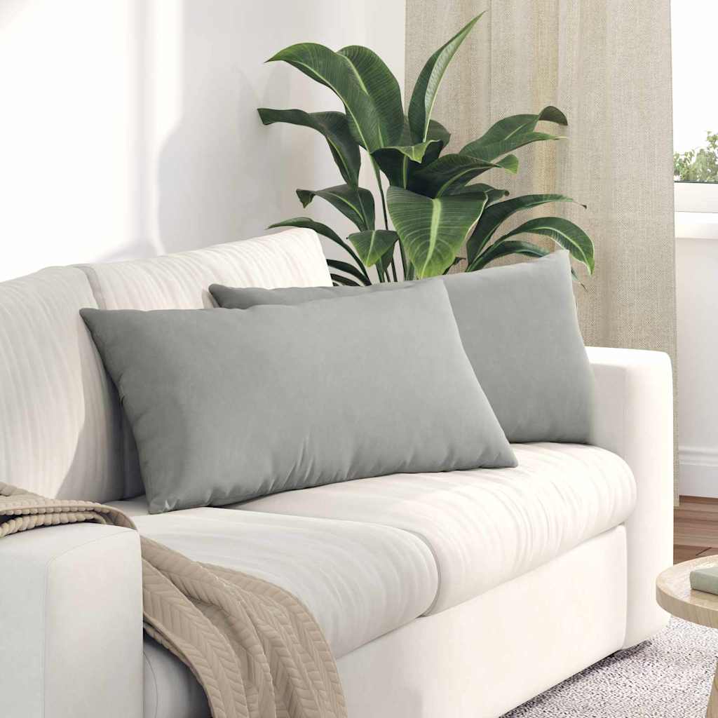 Sofakissen 2 Pcs 50 X 30 Cm Stoff