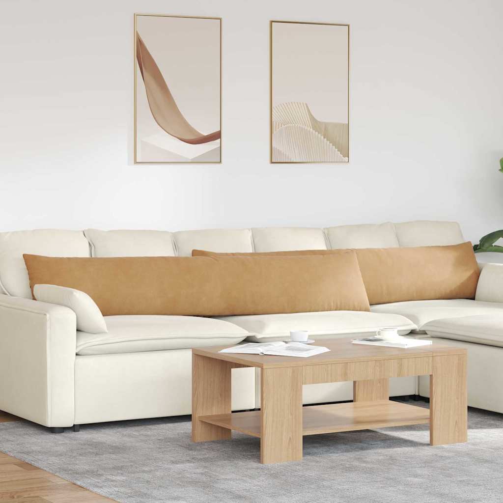 Sofakissen 2 Pcs 50 X 30 Cm Cordstoff Braun