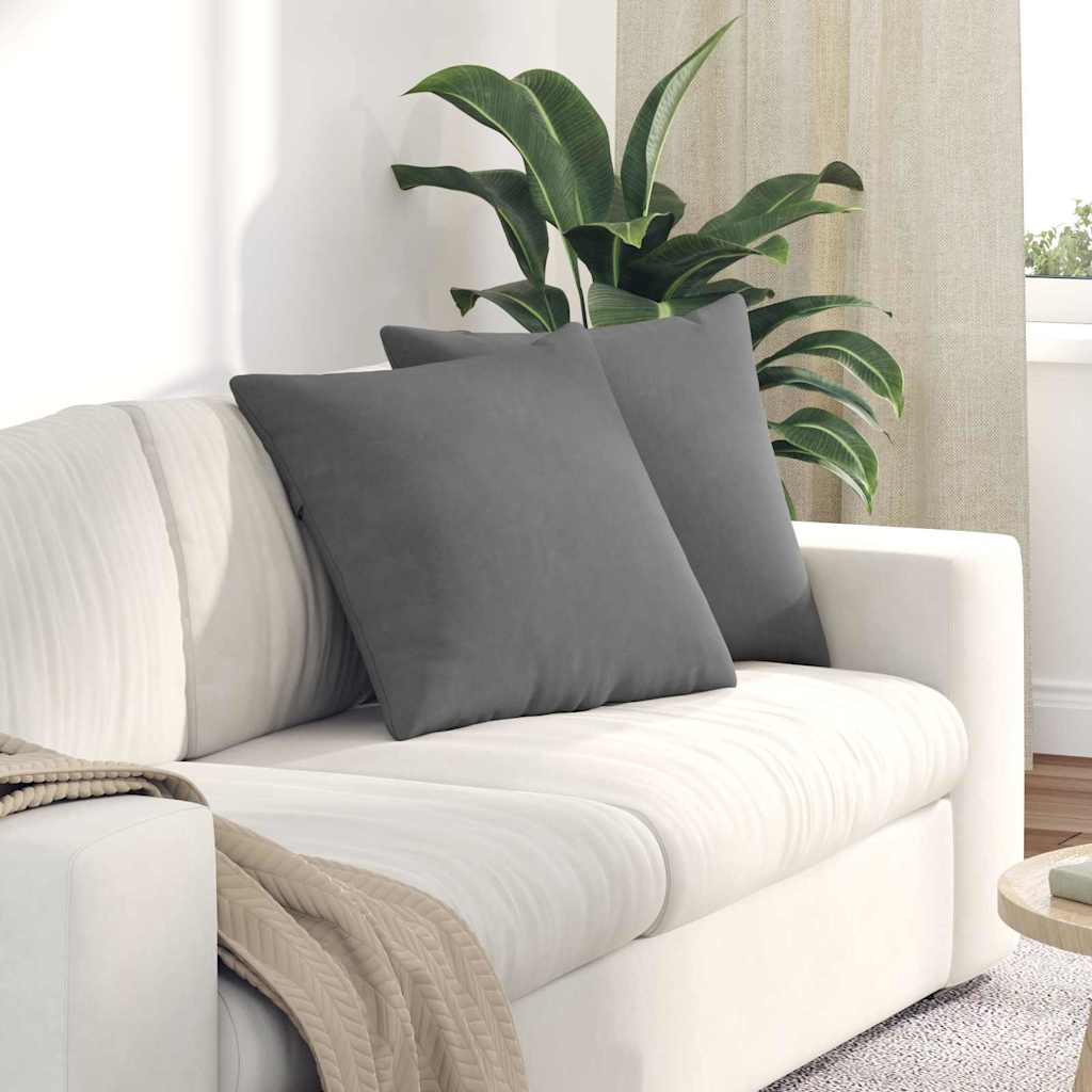 Sofakissen 2 Pcs 50 X 30 Cm Stoff