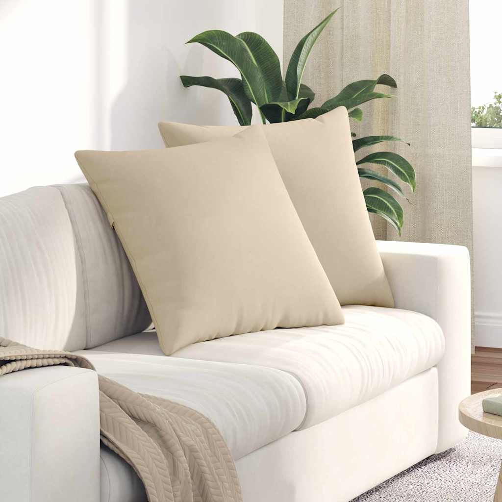 Sofakissen 2 Pcs 50 X 30 Cm Stoff