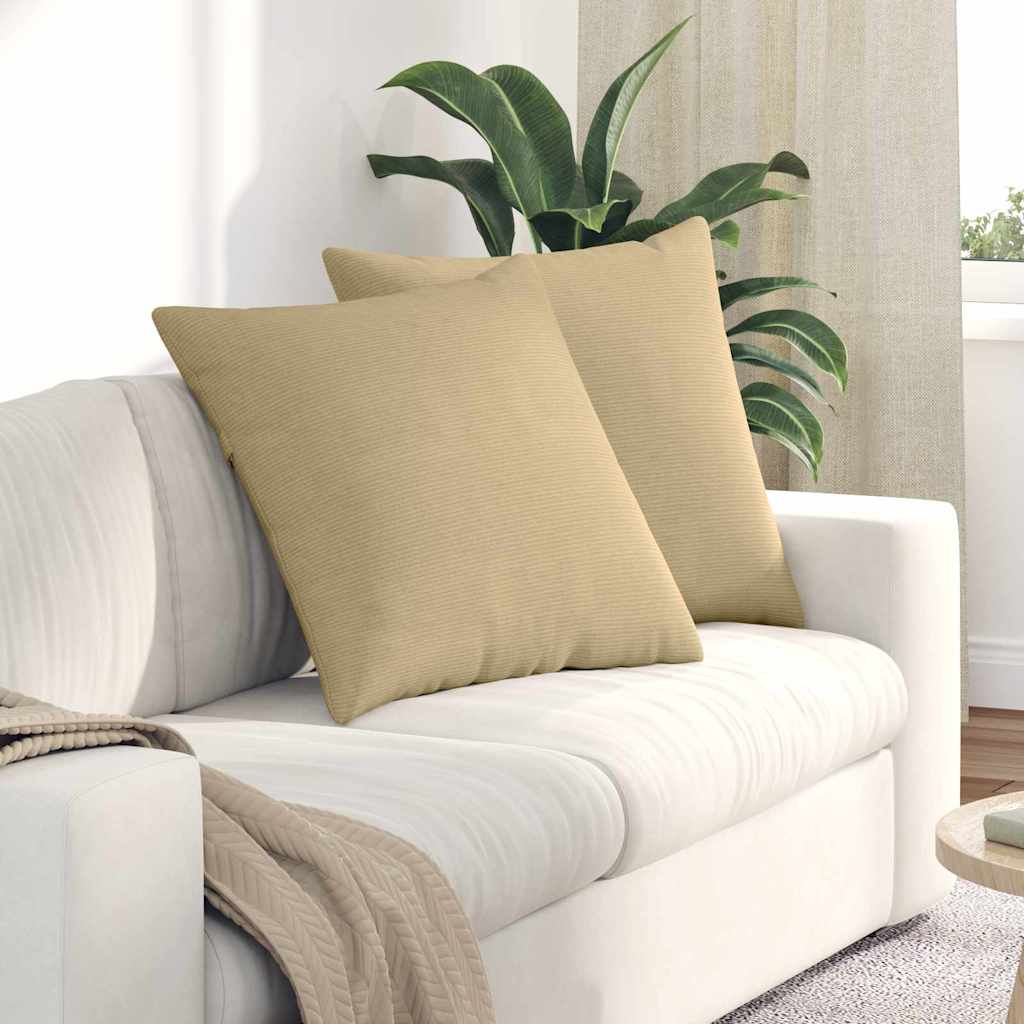 Sofakissen 2 Pcs Cordstoff