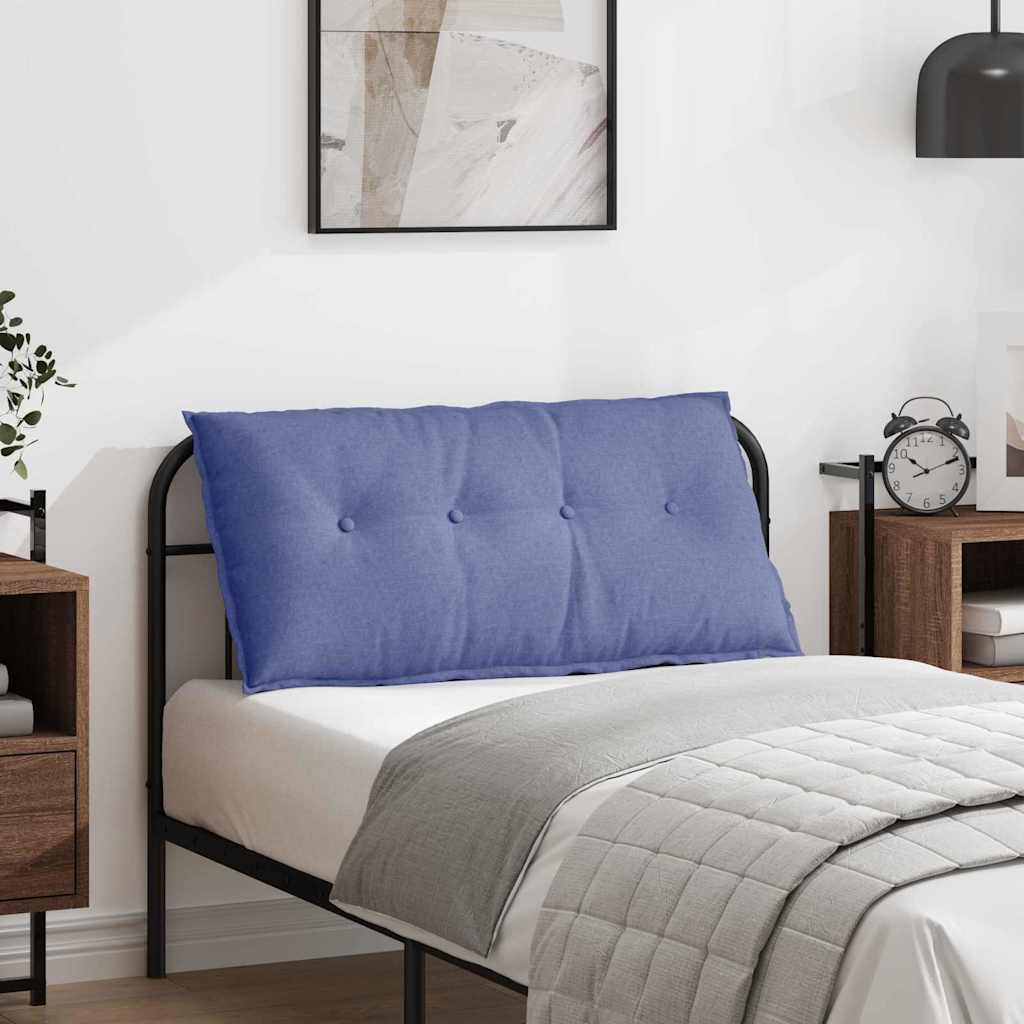 Rücken Kissen Stoff Jeans Blau