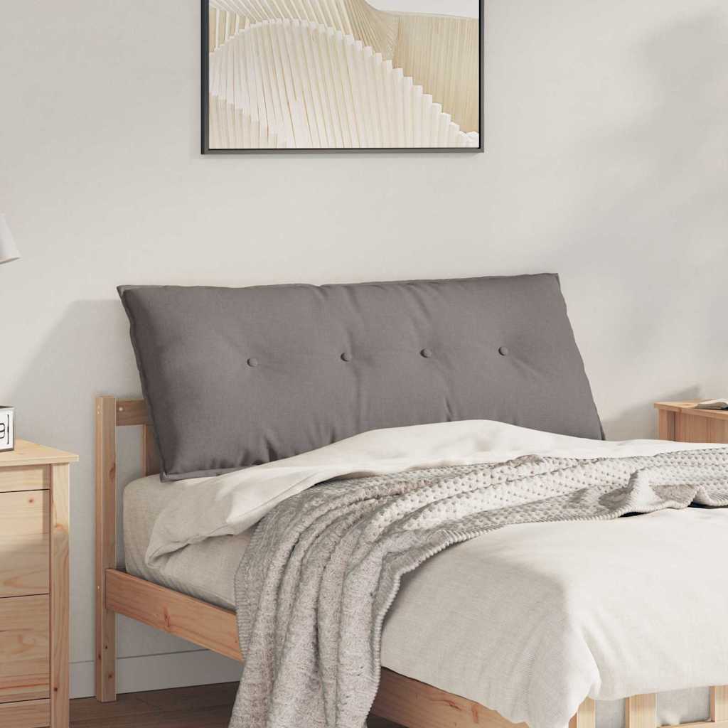 Rücken Kissen Stoff Taupe