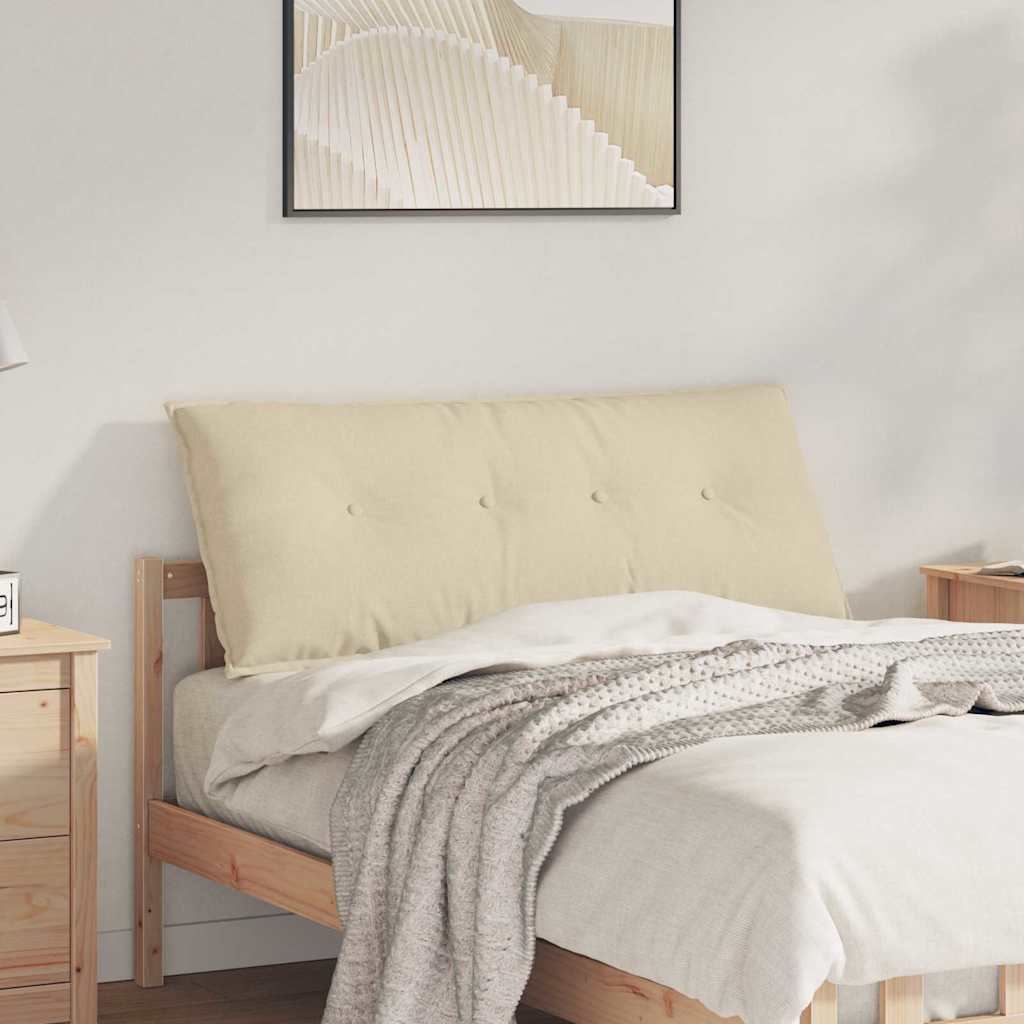 Rücken Kissen Stoff Creme