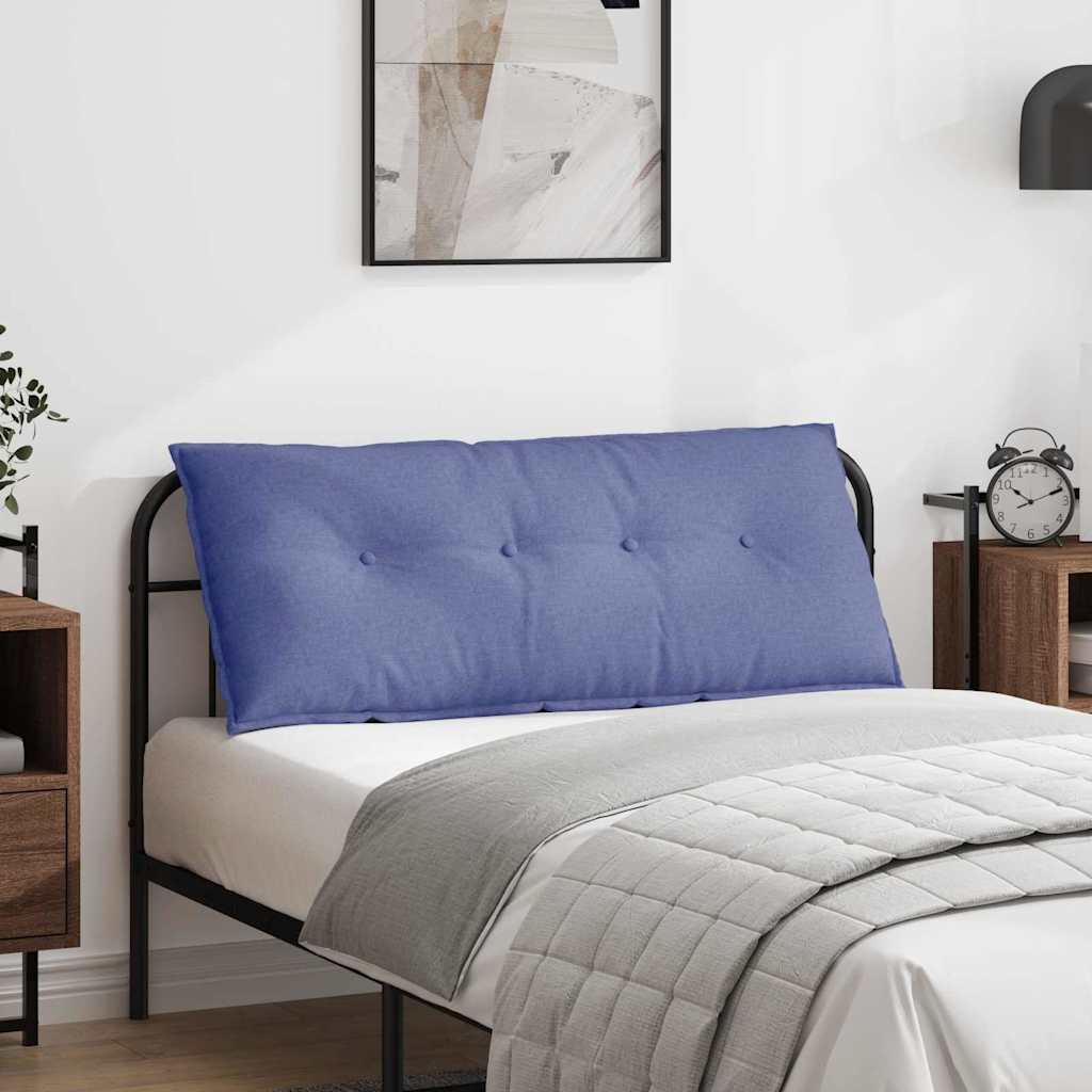 Rücken Kissen Stoff Jeans Blau