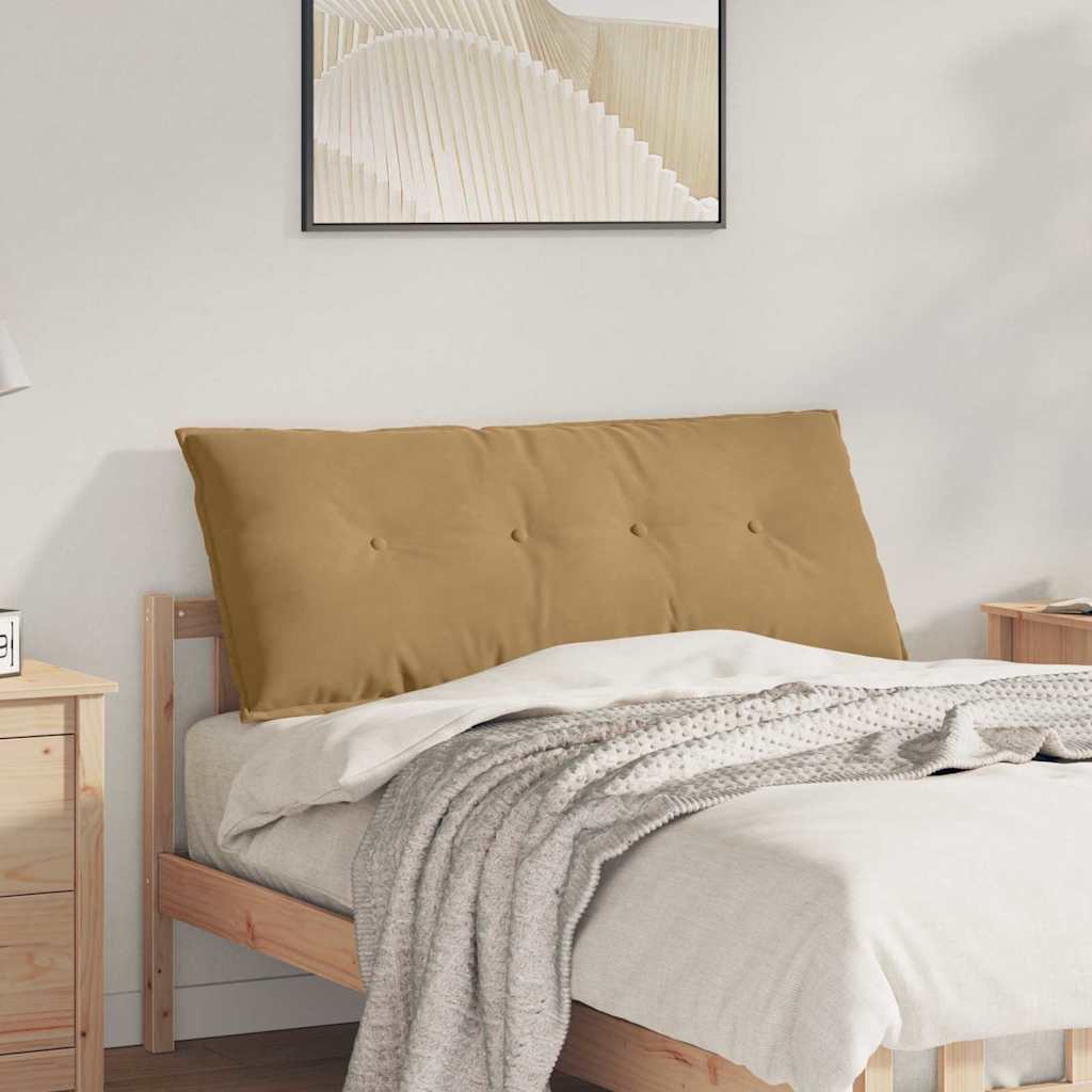 Rücken Kissen Cordstoff Braun