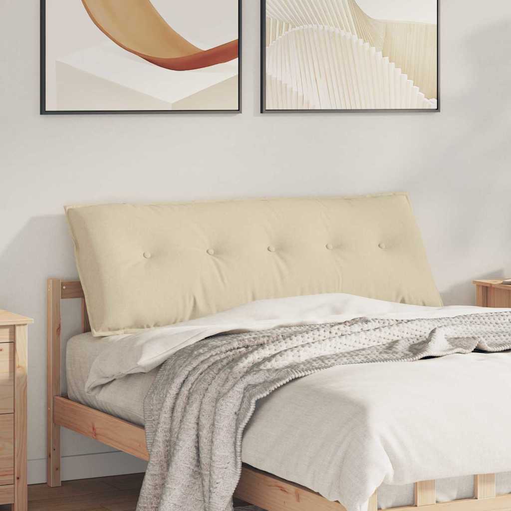 Rücken Kissen Stoff Creme