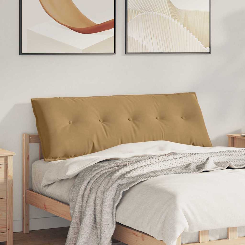 Rücken Kissen Cordstoff Braun
