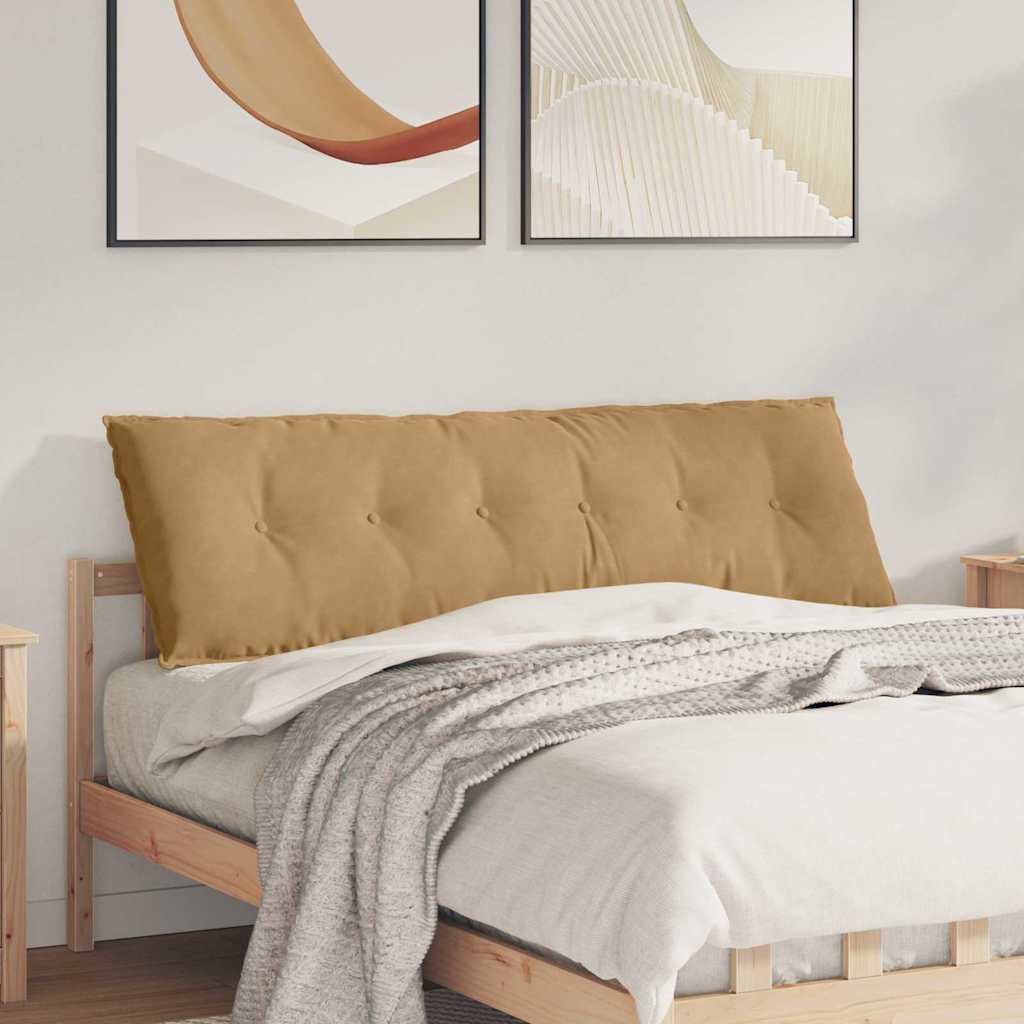 Rücken Kissen Cordstoff Braun