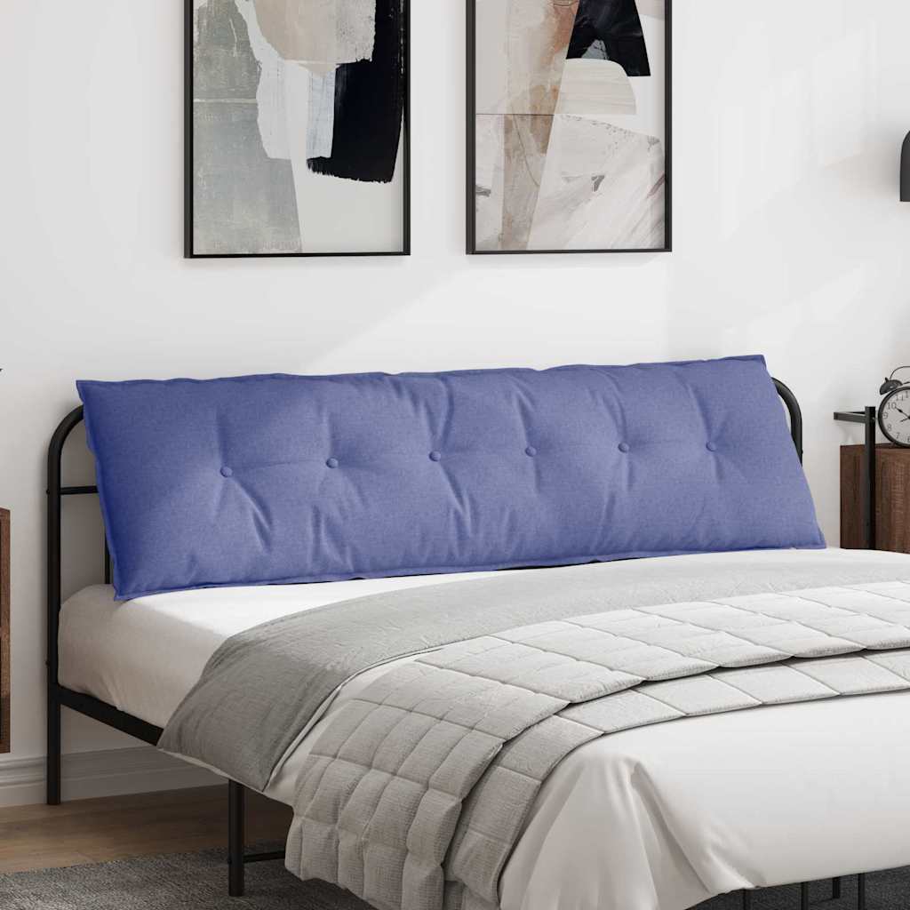 Rücken Kissen Stoff Jeans Blau