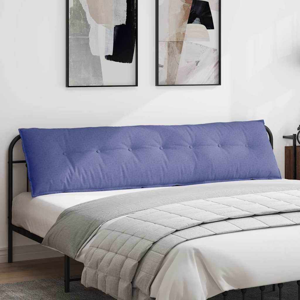 Rücken Kissen Stoff Jeans Blau