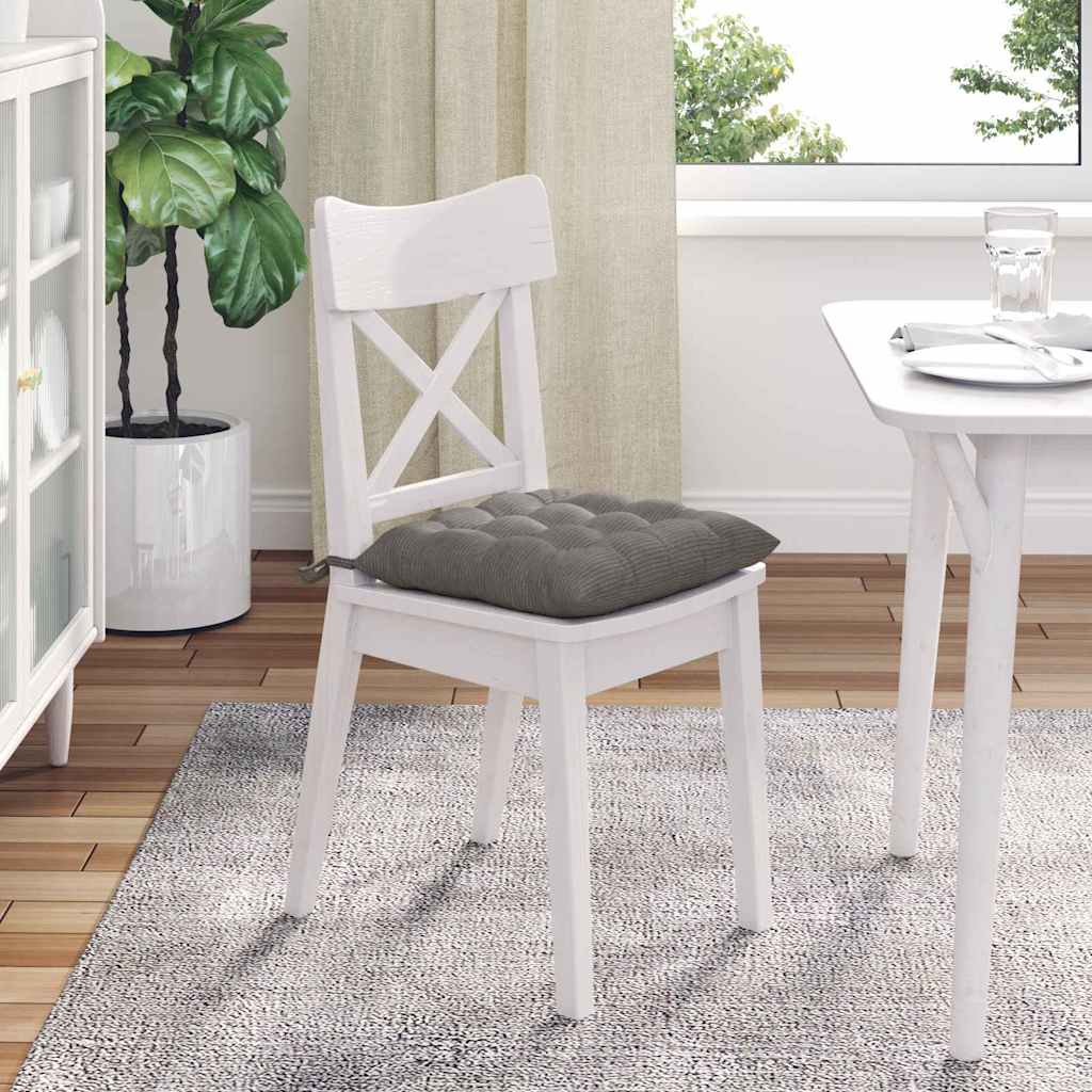 Sitzkissen 4 Pcs 40 X 40 X 6 Cm Cordstoff