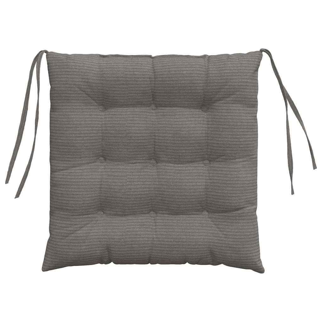 Sitzkissen 4 Pcs 40 X 40 X 6 Cm Cordstoff