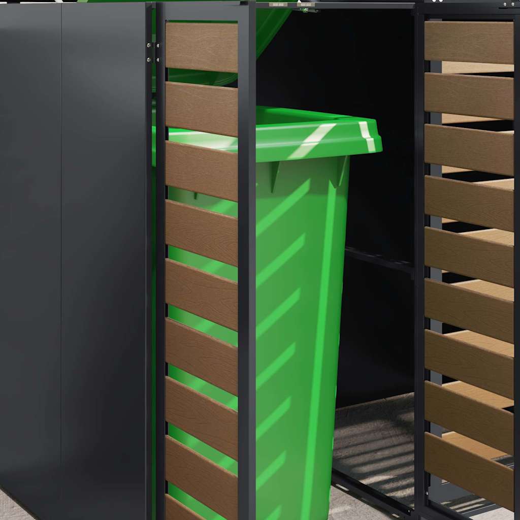 Wagenmüllbehälter Für 2 Behälter 136 X 77,5 X 115,5 Cm Stahl